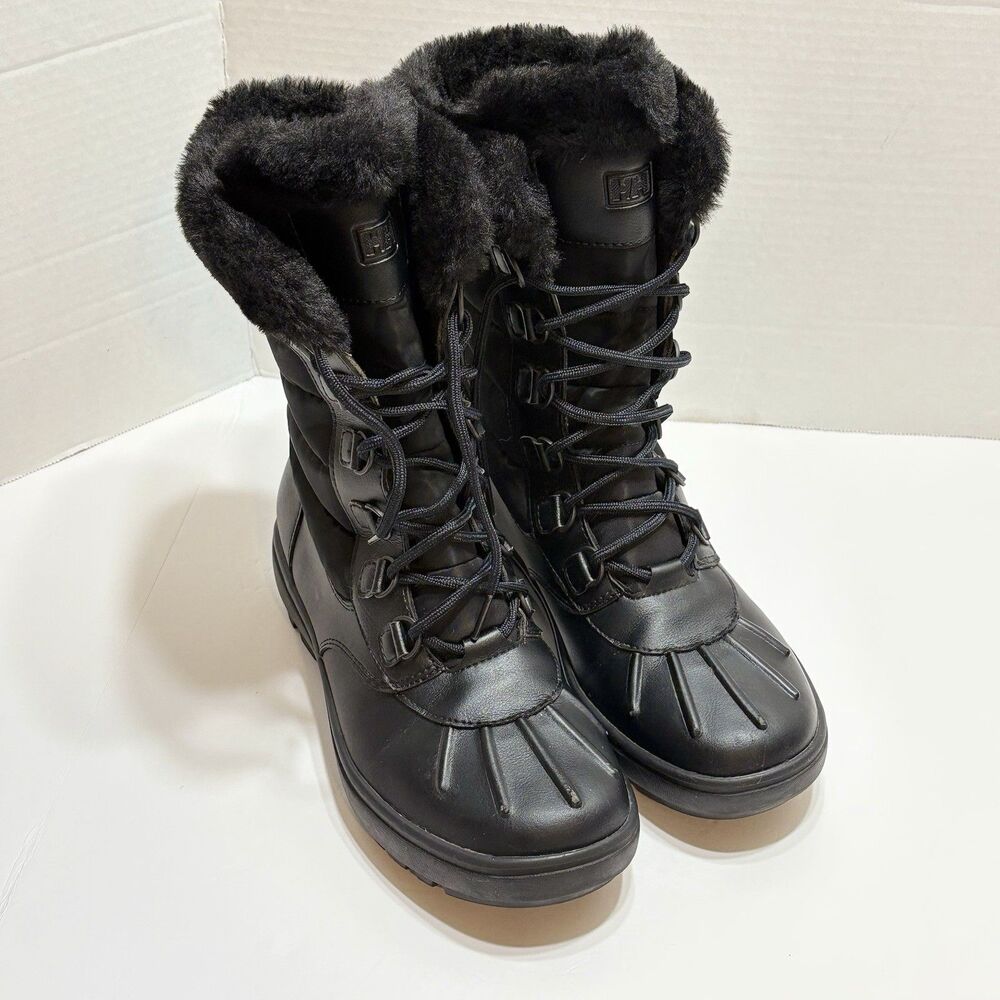 Helly Hansen Women’s Aurora Winter Boots Size 8.5 Faux Fur Primaloft